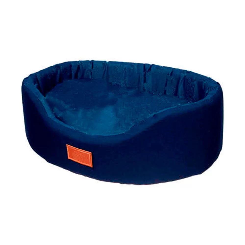 Cama Europa Para Cães e Gatos Popular Pet Azul Marinho Tamanho. EXG